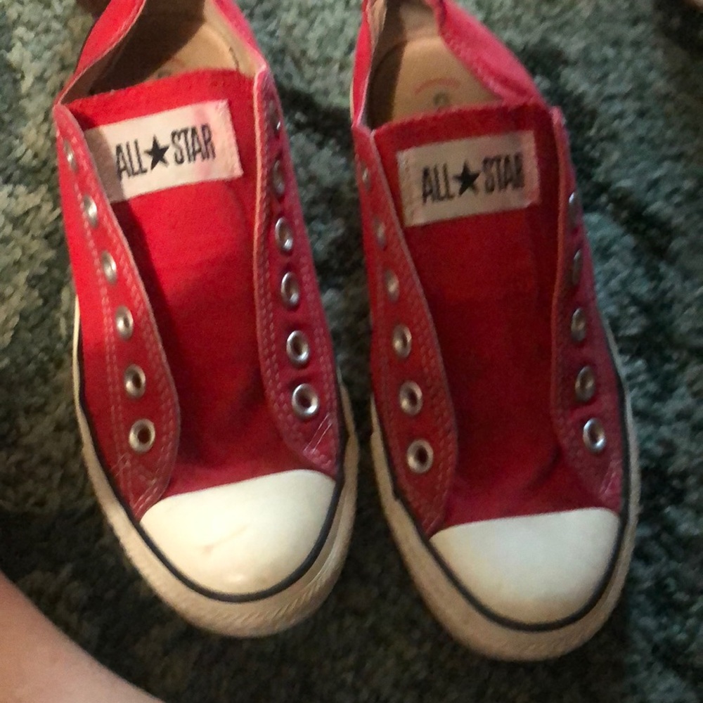 Red converse